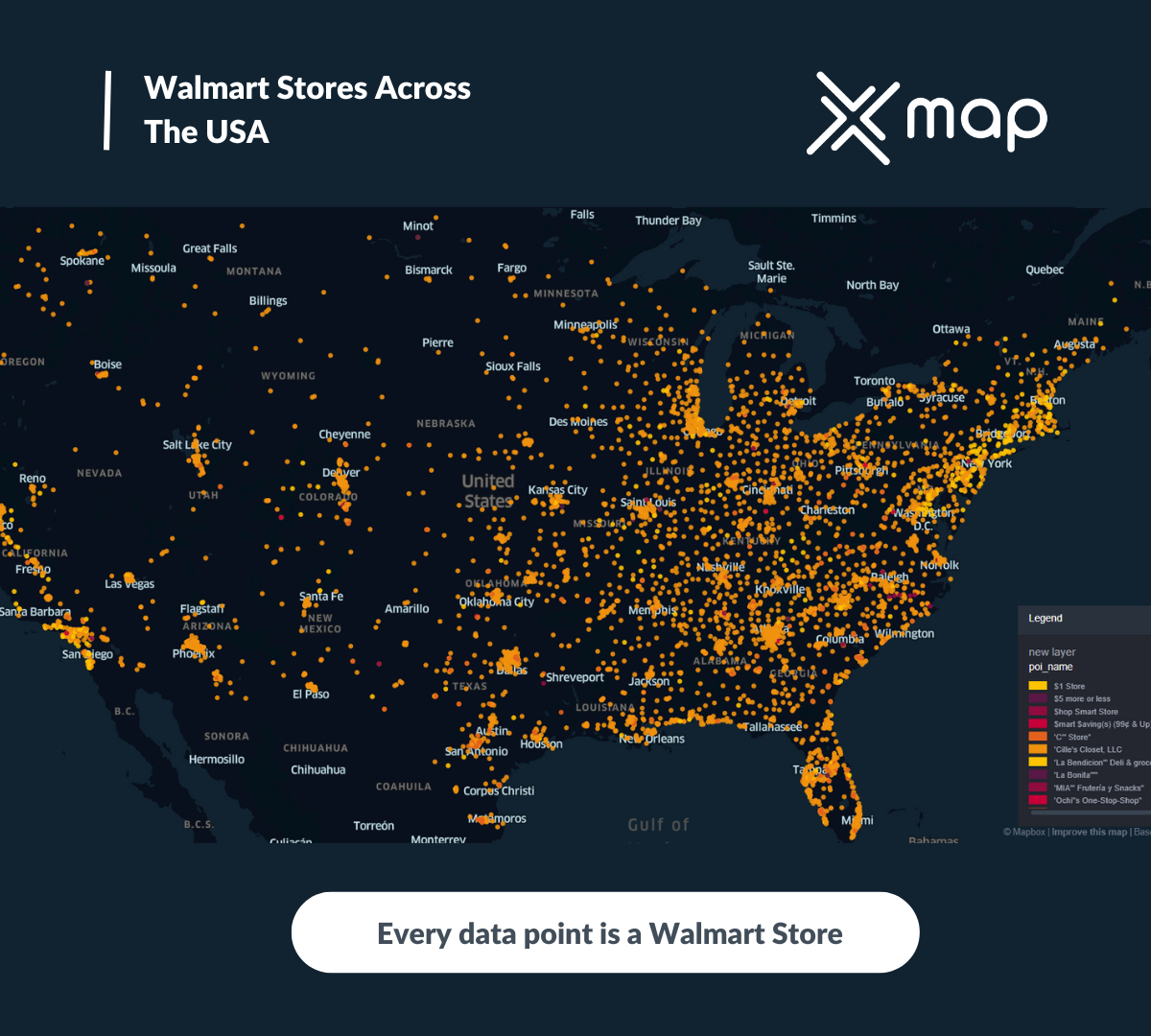 How Many Walmart Stores In United State ? Complete Guide For Business for Map Of Walmarts In Florida