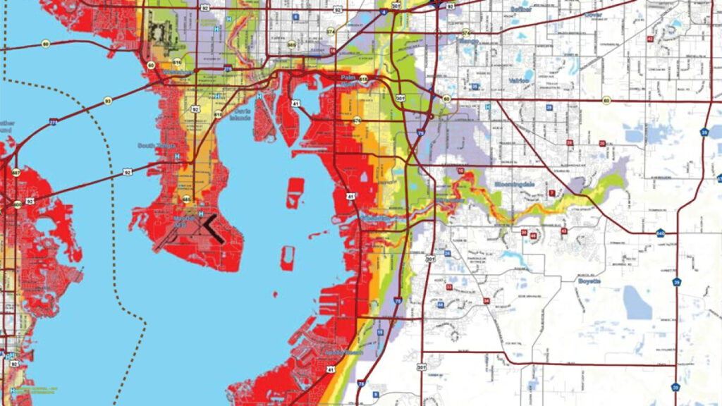 Map Of Evacuation Zone In Florida | Maps Of Florida