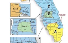 Hunting Dates And Zones - Hunting In Florida with Map of Florida Hunting Zones