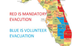 Hurricane Dorian Evacuation Map(If Any Part Of A County Is Under intended for Map of Florida Evacuation Areas