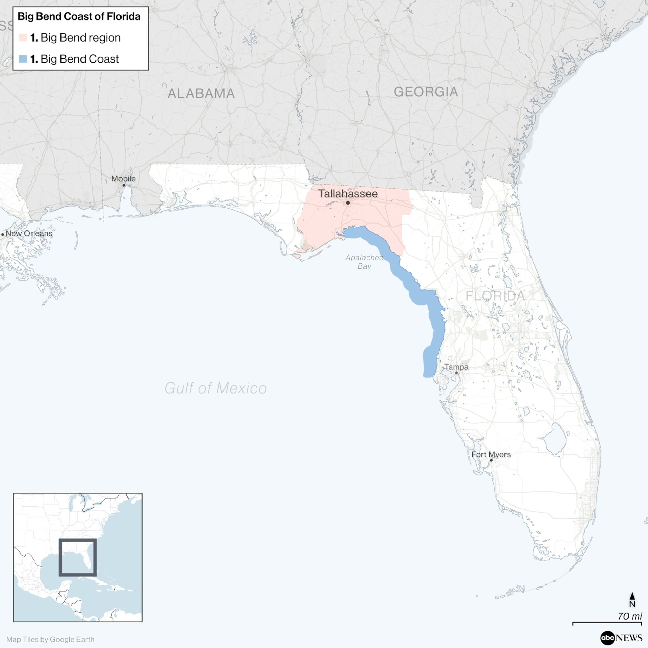 Hurricane Helene: How Climate Change Is Making Florida&amp;#039;S Big Bend pertaining to Big Bend Area of Florida Map
