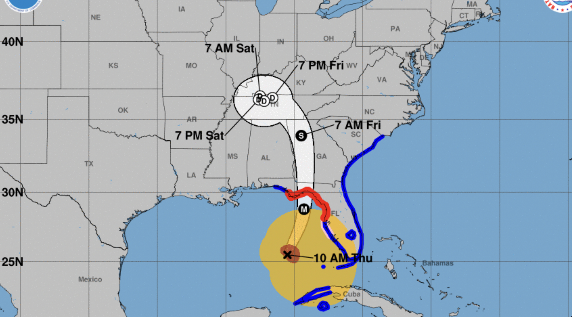 Hurricane Helene Track Update: See The Florida Landfall Path intended for Map Of Florida Hurricane Helene