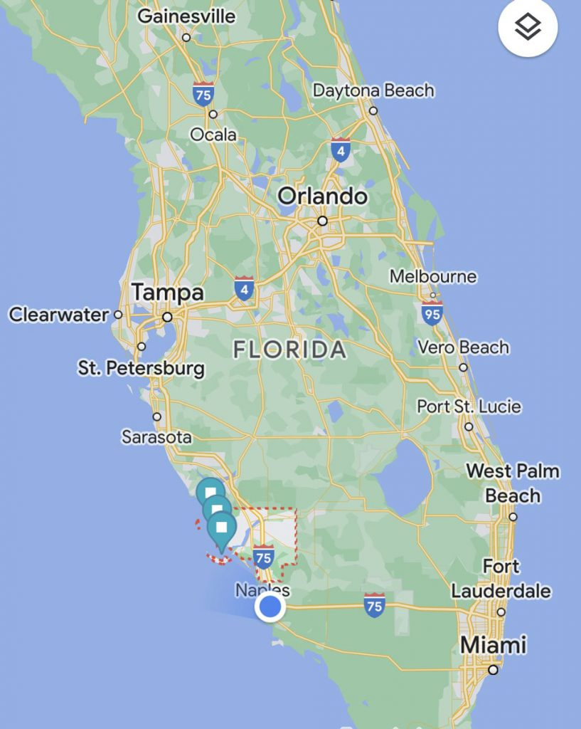 Hurricane Ian Assessment Begins In Florida&amp;#039;S Lee County for Google Map of Fort Myers Florida