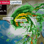 Hurricane Idalia Recap | Weather Throughout Map Of Florida Hurricane Landfalls