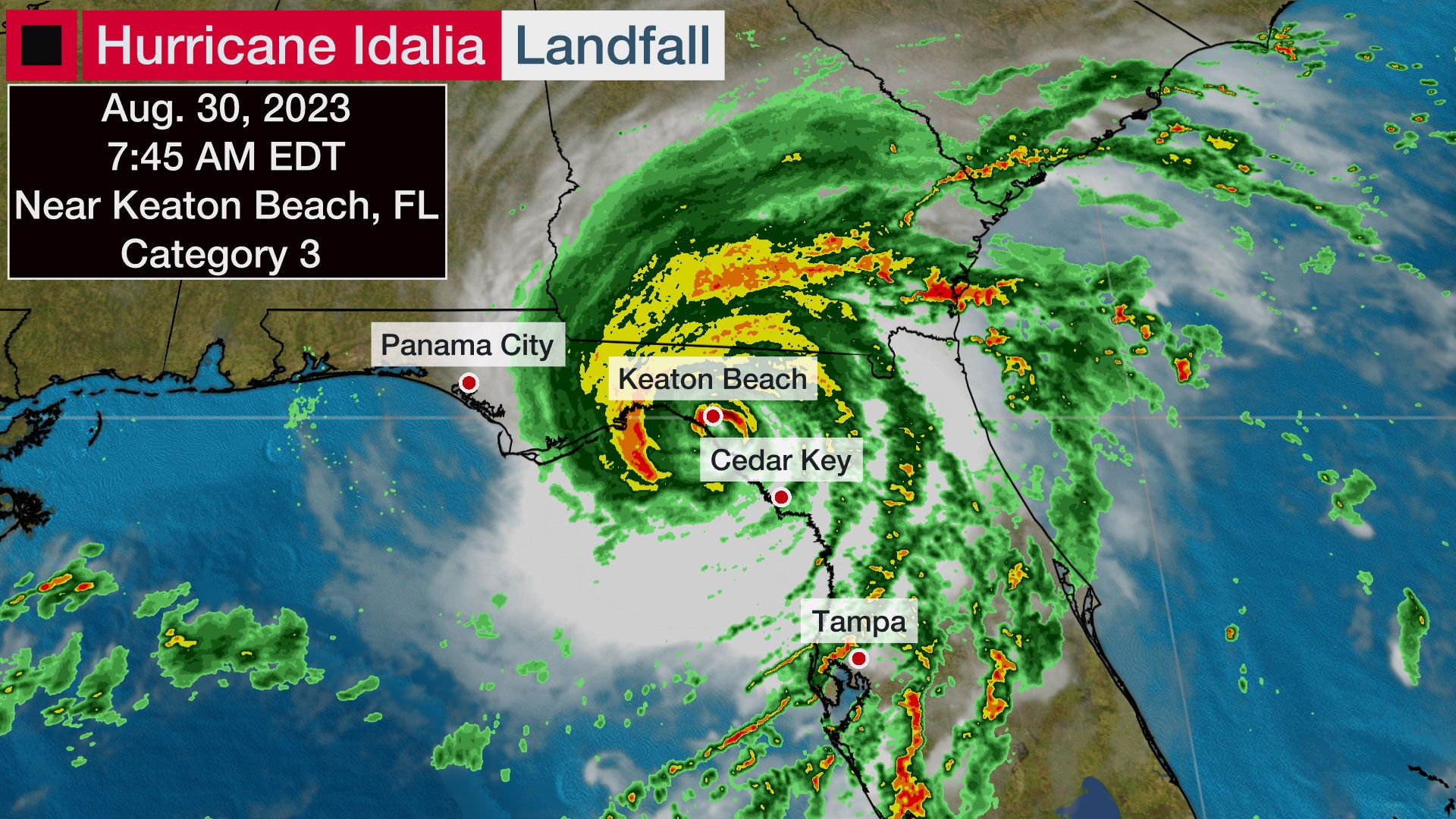 Hurricane Idalia Recap | Weather throughout Map of Florida Hurricane Landfalls