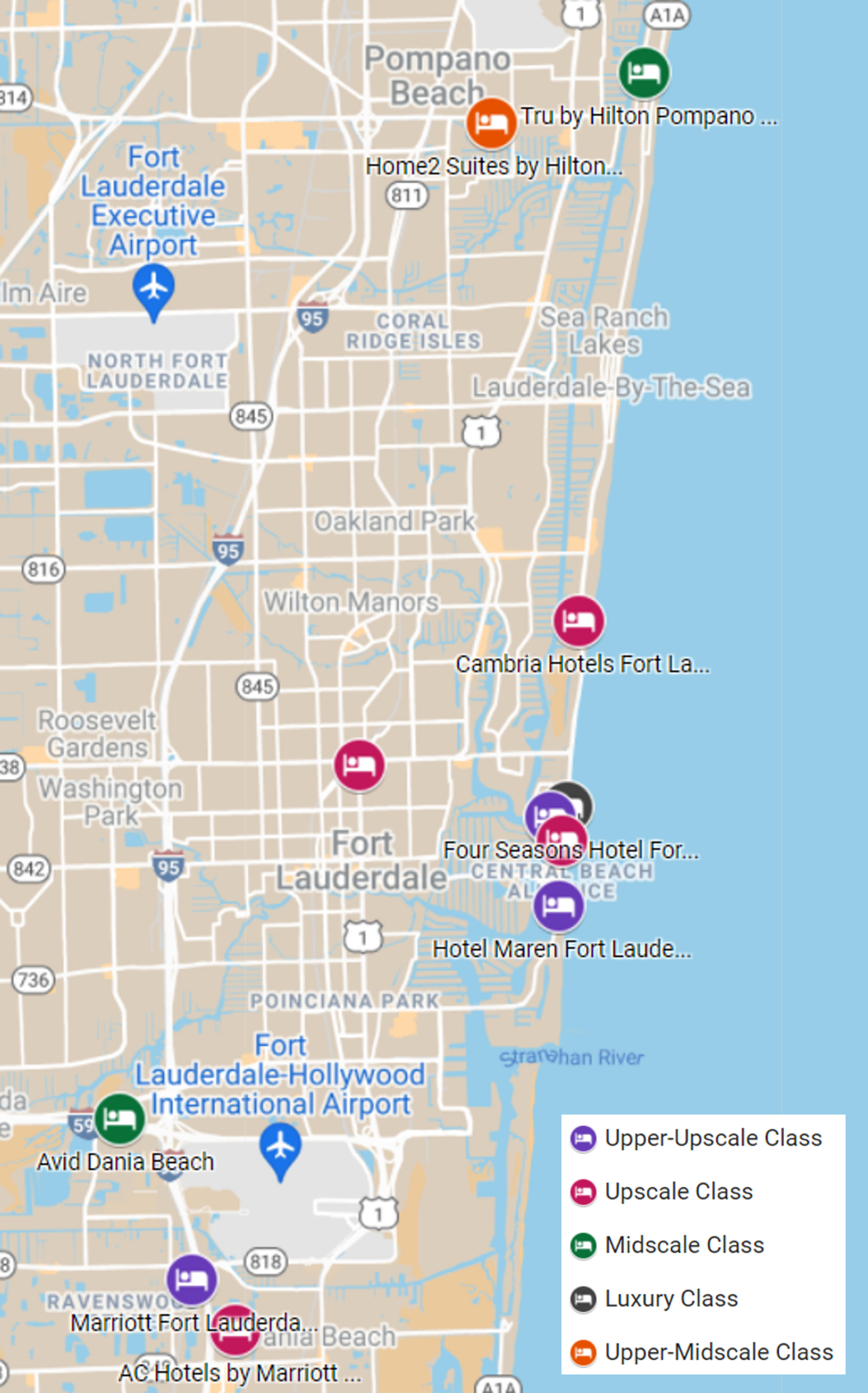Hvs | Hvs Market Pulse: Fort Lauderdale with Map Of Hotels In Fort Lauderdale Florida