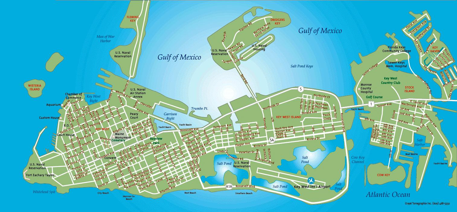 Indigo Moon - Key West Map inside Map Of Hotels In Key West Florida