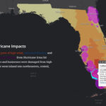 Interactive Story Map Shows Hurricane Impacts And Florida'S With Map Of Hurricane In Florida