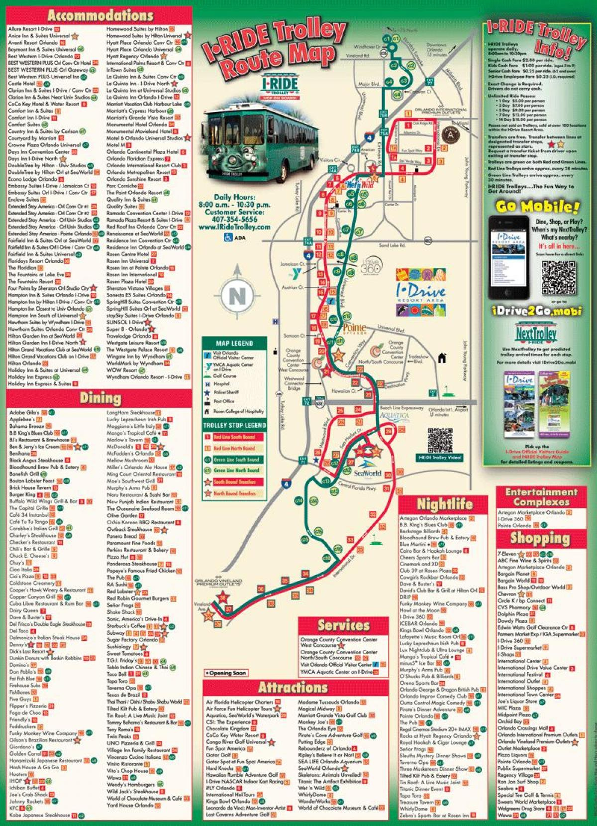 International Drive Orlando Map - Map Of International Drive within Map of Orlando Florida International Drive