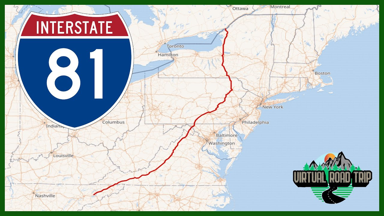 Interstate 81 (I-81) - Better Know A Highway #14 inside Map Of Route 81 To Florida