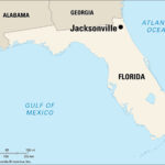 Jacksonville | Florida, Map, Population, & Facts | Britannica For Map Of Florida Showing Jacksonville