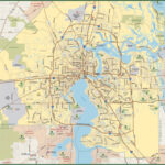 Jacksonville Metro Map | Digital Vector | Creative Force With Regard To Map Of Jacksonville Florida
