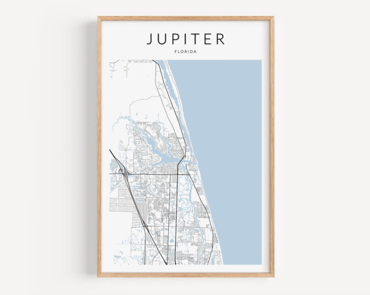 Map of Jupiter Beach Florida