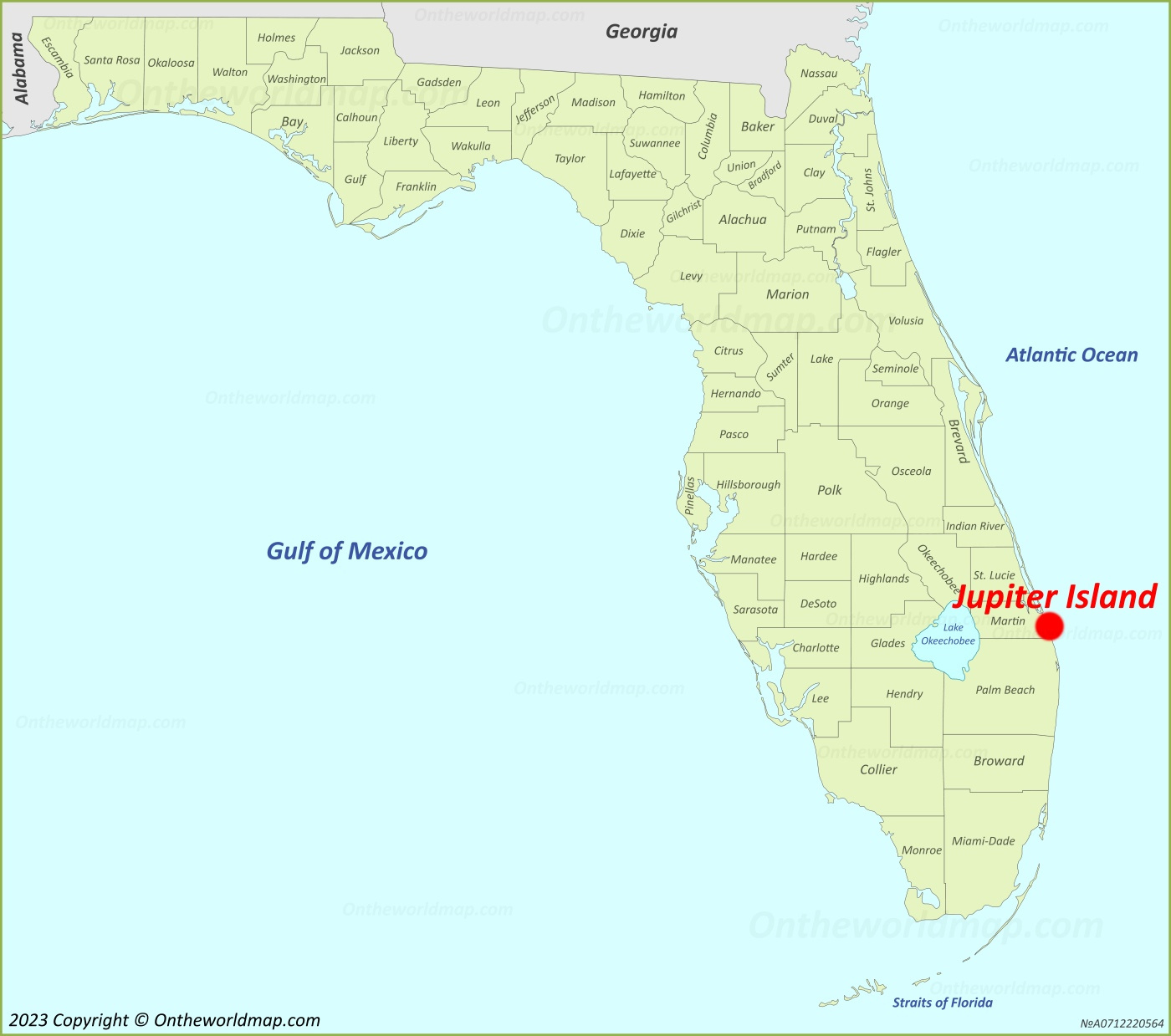 Jupiter Island Map | Florida, U.s. | Detailed Maps Of Jupiter Island regarding Map of Jupiter Beach Florida