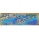 Key Colony Beach, Florida Satellite Styled Map Wall Art | Ebay Pertaining To Map Of Key Colony Beach Florida