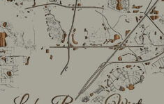 Lake Buena Vista, Fl Wooden Street Map | Burnt Laser-Cut Wall Map within Map Of Lake Buena Vista Florida