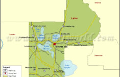 Lake County Map, Florida inside Map of Florida Lake County