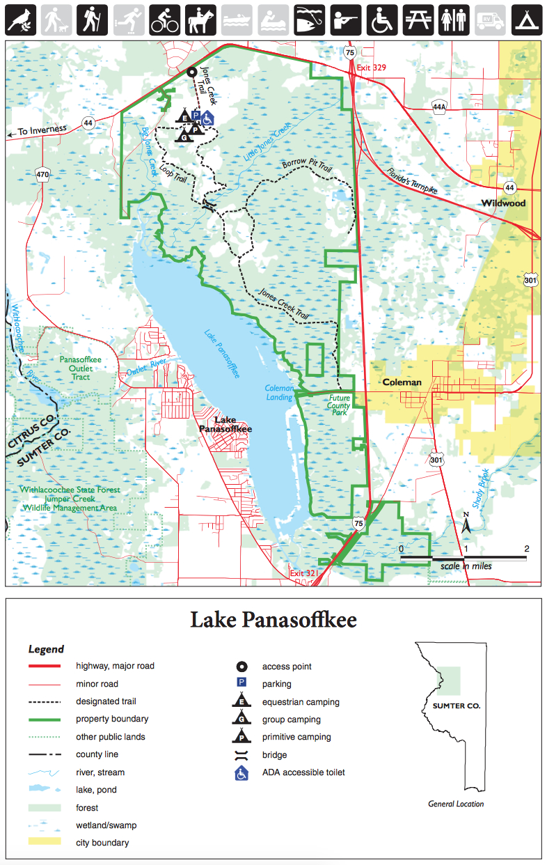 Lake Panasoffkee - Trailmeister pertaining to Map Of Lake Panasoffkee Florida