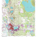 Lake Wales Topographic Map 1:24,000 Scale, Florida Pertaining To Map Of Lake Wales Florida