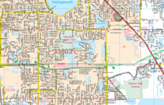 Lakeland, Winterhaven &amp; Polk County, Fl Wall Mapkappa - The in City Map Of Lakeland Florida