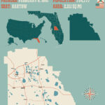 Landkarte Polk County In Florida Lizenzfreies Vektorbild With Map Of Polk City Florida