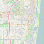 Large Detailed Map Of Boca Raton   Ontheworldmap For Map Of Boca Raton Florida USA