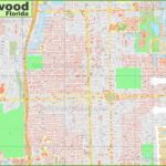 Large Detailed Map Of Hollywood (Florida)   Ontheworldmap Throughout City Of Hollywood Florida Map