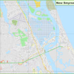 Large Detailed Map Of New Smyrna Beach   Ontheworldmap Throughout Map Of Florida New Smyrna Beach