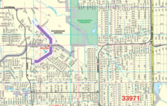Lehigh Acres, Fl Wall Mapkappa - The Map Shop pertaining to Map of Leigh High Acres Florida