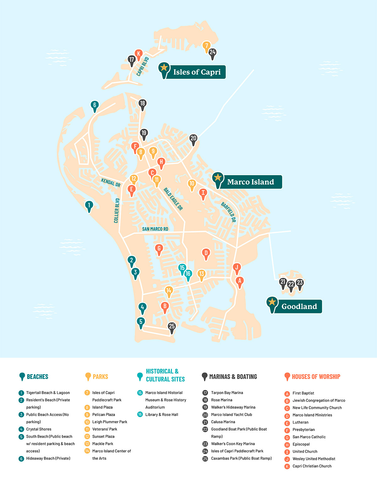 Local Information About Marco Island For Travelers - The Marco Review for Map Of Florida Marco Island Fl