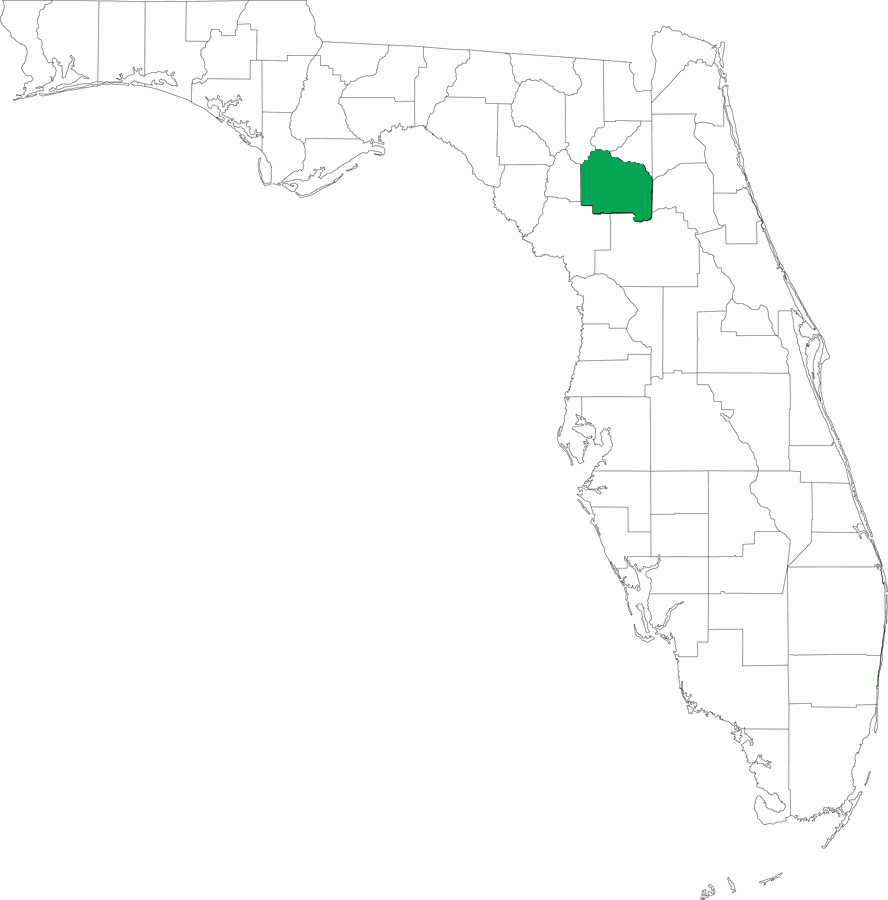 Locater Map Of Alachua County, 2008 with Map of Alachua County Florida