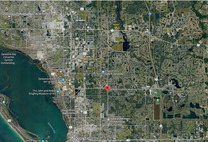 Google Map of Sarasota Florida