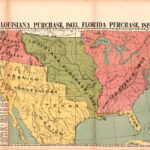 Louisiana Purchase, 1803. Florida Purchase, 1819 | Library Of Congress For Map Of Louisiana And Florida