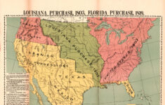 Louisiana Purchase, 1803. Florida Purchase, 1819 | Library Of Congress for Map Of Louisiana And Florida