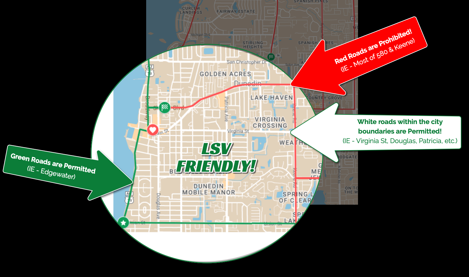 Lsv Maps – Let&amp;#039;S Go Carting! with regard to Map Of Downtown Dunedin Florida