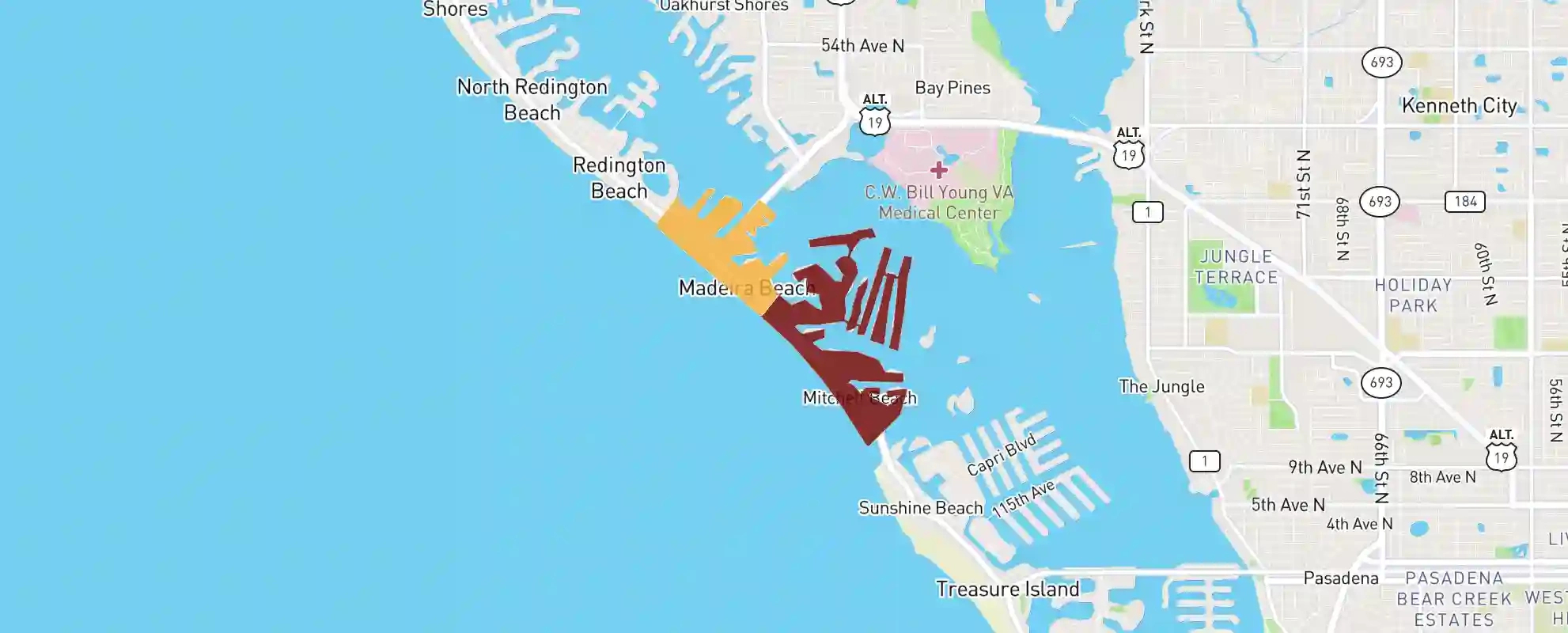 Madeira Beach, Fl - 33708 - Real Estate Market Data regarding Madeira Beach Map Of Florida