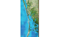 Manasota Key Nach Boca Grande Karte | Wand-Kunstdruck Auf Echtholz in Map Of Manasota Key Florida