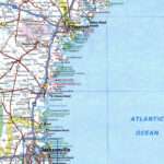 Map I 95 Interstate Highway Via Florida, New York, Maine With Regard To Map Of I 95 Florida