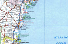 Map I-95 Interstate Highway Via Florida, New York, Maine with regard to Map Of I 95 Florida