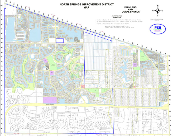 Map of North Florida Springs