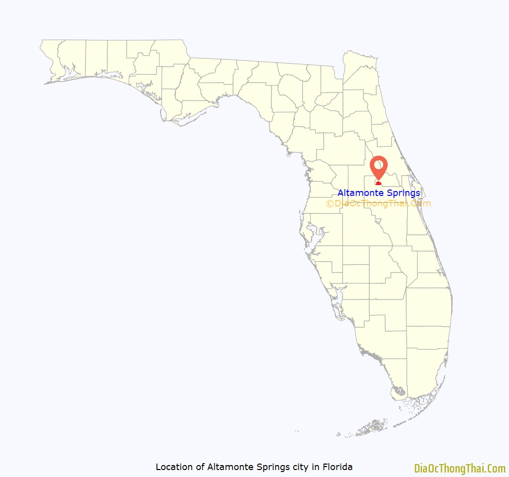 Map Of Altamonte Springs City - Thong Thai Real throughout Map Of Altamonte Springs Florida