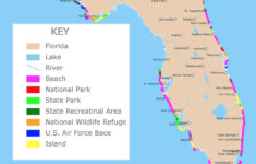 Map Of Beaches In Florida in Map Of Florida With Beaches