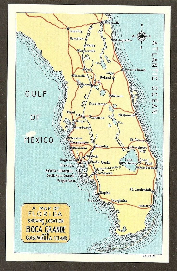 Map Of #Bocagrande with regard to Map of Boca Grande Florida