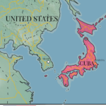 Map Of Cuba And Florida According To My Friend In The 8Th Grade With Regard To Map Of Cuba To Florida