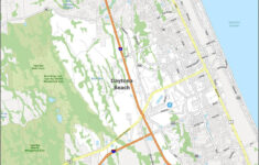 Map Of Daytona Beach, Florida - Gis Geography intended for Street Map Of Daytona Beach Florida