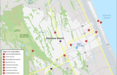 Map Of Daytona Beach, Florida - Gis Geography throughout Daytona Beach On Map Of Florida