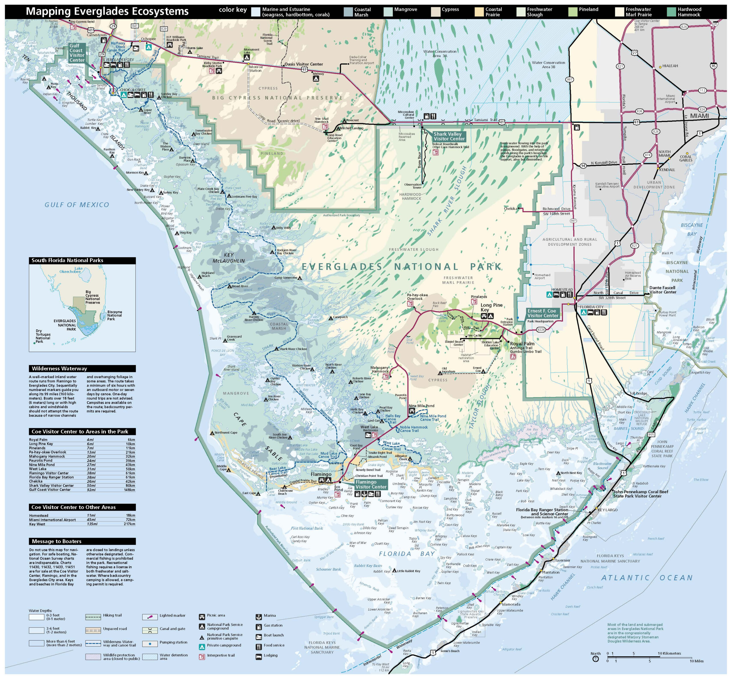 Map Of Everglades National Park | U.s. Geological Survey throughout Map Of The Everglades In Florida