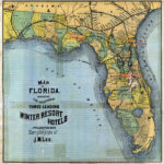 Map Of Florida: 3 Leading Winter Resort Hotels, 1885 Inside Map Of Hotels In Florida