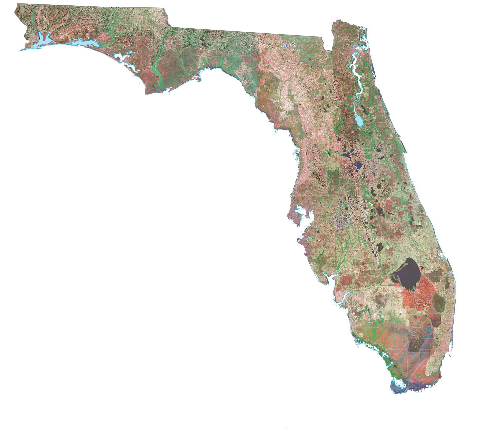 Map Of Florida - Cities And Roads - Gis Geography for View a Map of Florida