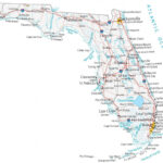 Map Of Florida   Cities And Roads   Gis Geography Throughout Map Of West Coast Florida Cities